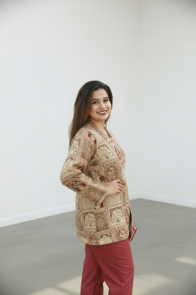 Heritage Mosaic Luxury Printed Contemporary Pret Ensemble
